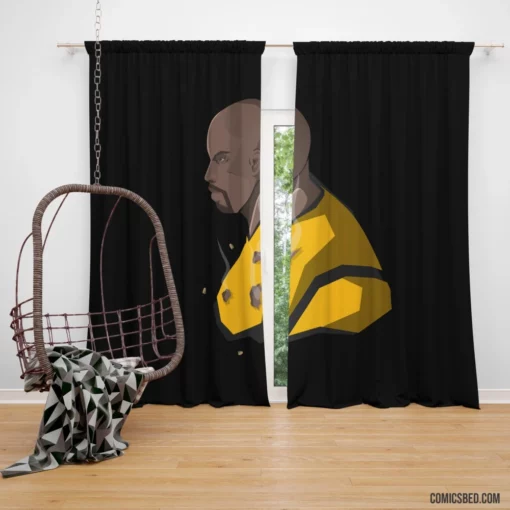 Luke Cage Harlem Indestructible Comic Curtain