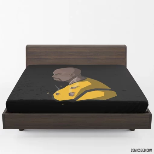 Luke Cage Harlem Indestructible Comic Fitted Sheet