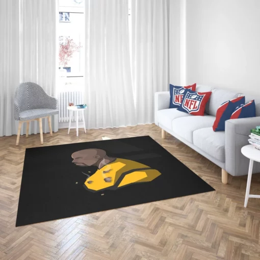 Luke Cage Harlem Indestructible Comic Rug 2