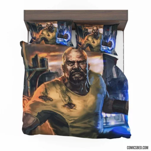 Luke Cage Marvel Bulletproof Hero Comic Bedding Set 1