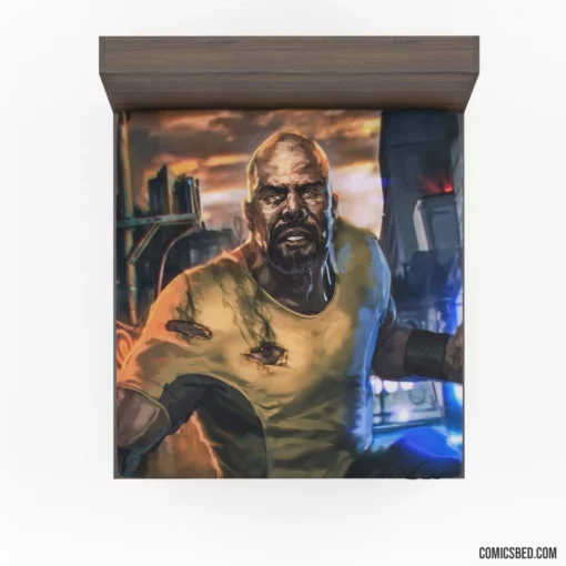 Luke Cage Marvel Bulletproof Hero Comic Fitted Sheet 1