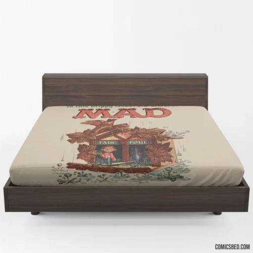 MAD Whimsical Humor Adventures Comic Fitted Sheet