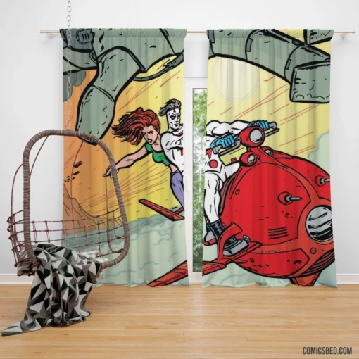 Madman Eccentric Superhero Comic Curtain