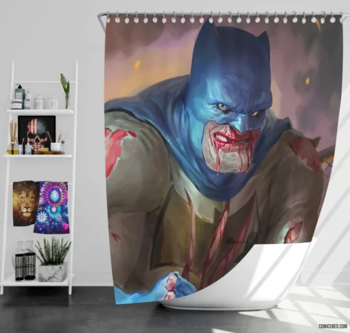 Madness Unleashed Joker Escapades Comic Shower Curtain