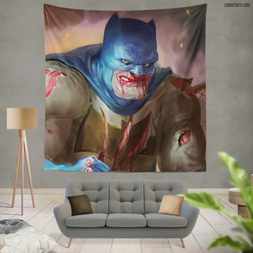 Madness Unleashed Joker Escapades Comic Wall Tapestry