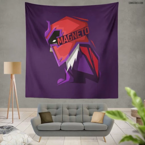 Magneto Conflict X-Men Chronicles Comic Wall Tapestry