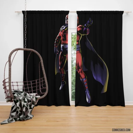 Magneto Master of Magnetism Comic Curtain