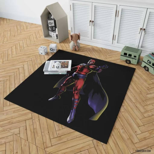 Magneto Master of Magnetism Comic Rug 1