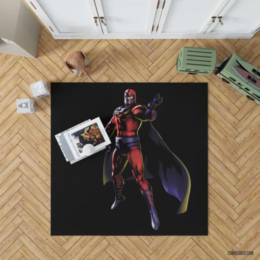 Magneto Master of Magnetism Comic Rug