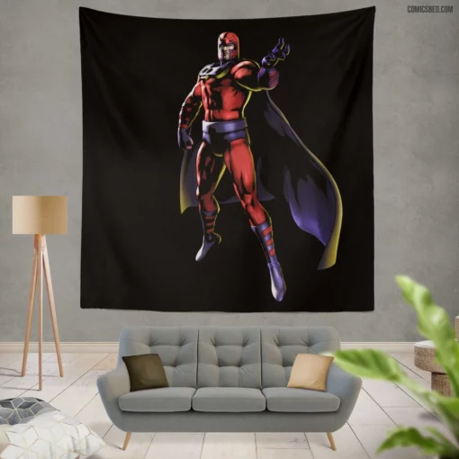 Magneto Master of Magnetism Comic Wall Tapestry