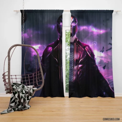 Magneto X-Men Marvel Magnetic Mastermind Comic Curtain