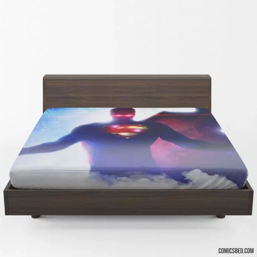 Man of Steel Superman Iconic Feats Comic Fitted Sheet