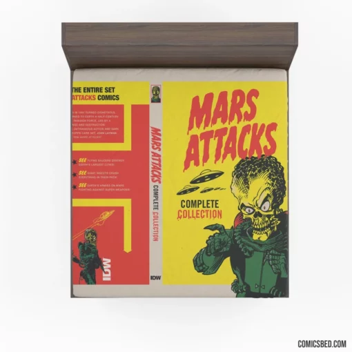 Mars Attacks Cosmic Crisis Chronicles Comic Fitted Sheet 1