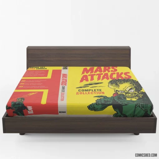 Mars Attacks Cosmic Crisis Chronicles Comic Fitted Sheet