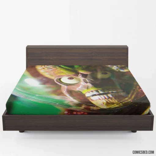 Mars Attacks Earth Invasion Comic Fitted Sheet