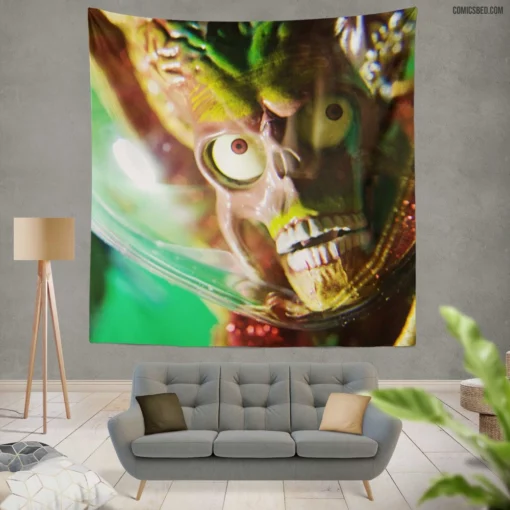 Mars Attacks Earth Invasion Comic Wall Tapestry