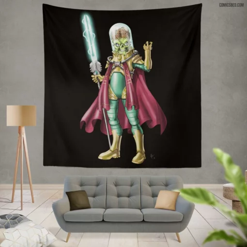 Mars Attacks Interplanetary Invasion Saga Comic Wall Tapestry