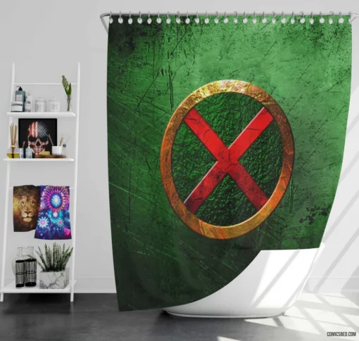 Martian Manhunter Alien Hero Chronicles Comic Shower Curtain