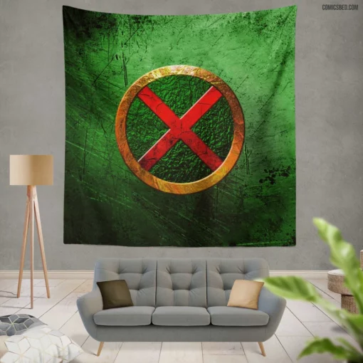 Martian Manhunter Alien Hero Chronicles Comic Wall Tapestry