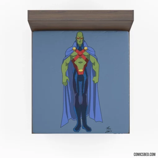 Martian Manhunter Alien Hunter Comic Fitted Sheet 1