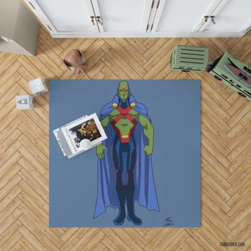 Martian Manhunter Alien Hunter Comic Rug