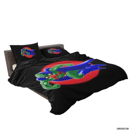 Martian Manhunter Alien Protector Revealed Comic Bedding Set 2