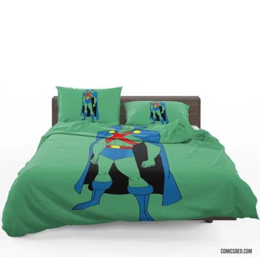 Martian Manhunter Alien Sleuth Comic Bedding Set