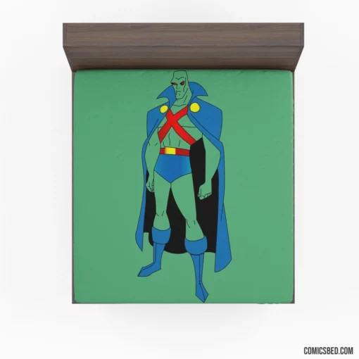 Martian Manhunter Alien Sleuth Comic Fitted Sheet 1