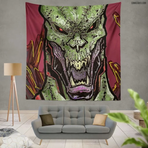 Martian Manhunter Enigma of Identity Comic Wall Tapestry