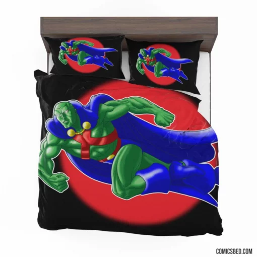 Martian Manhunter Shape-Shifter Comic Bedding Set 1