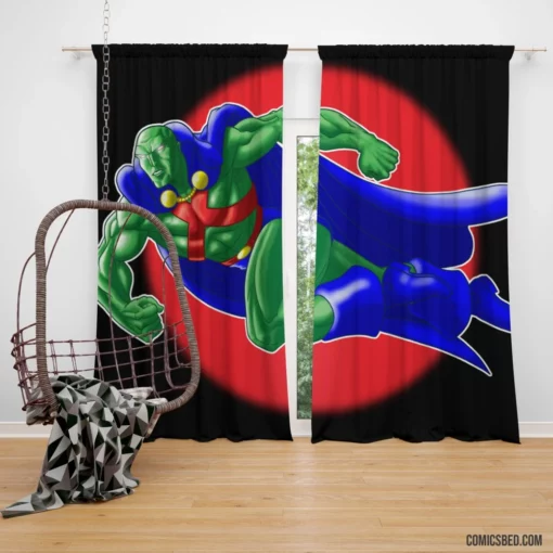 Martian Manhunter Shape-Shifter Comic Curtain