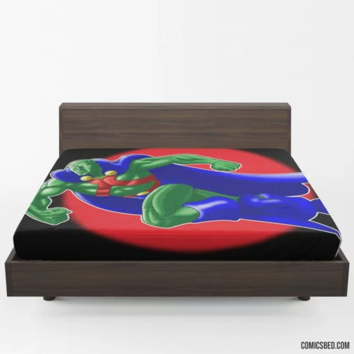 Martian Manhunter Shape-Shifter Comic Fitted Sheet