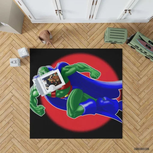 Martian Manhunter Shape-Shifter Comic Rug