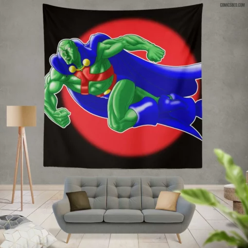 Martian Manhunter Shape-Shifter Comic Wall Tapestry