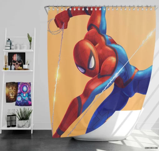 Marvel Amazing Spider-Man Epic Exploits Comic Shower Curtain