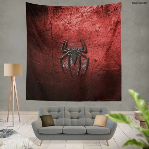 Marvel Amazing Spider-Man Swings Again Comic Wall Tapestry