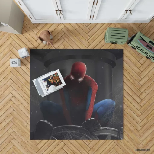 Marvel Arachnid Avenger Heroic Feats of Spider-Man Comic Rug