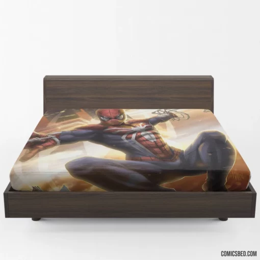 Marvel Arachnid Avenger Spider-Man Quest Comic Fitted Sheet