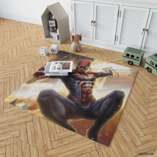 Marvel Arachnid Avenger Spider-Man Quest Comic Rug 1