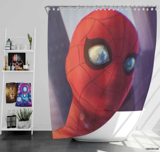 Marvel Arachnid Avenger Spider-Man Saga Comic Shower Curtain