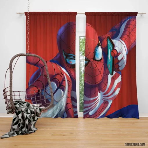 Marvel Arachnid Avenger Spidey Feats Comic Curtain