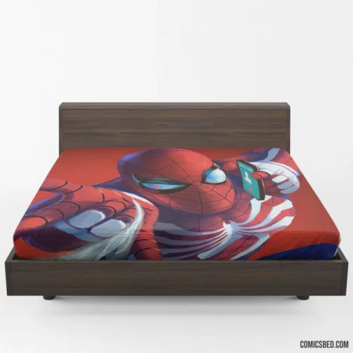 Marvel Arachnid Avenger Spidey Feats Comic Fitted Sheet