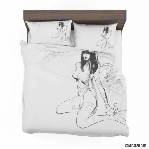 Marvel Assassin Elektra Chronicles Comic Bedding Set 1