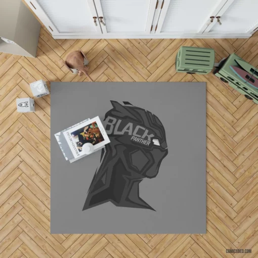 Marvel Avenger Black Panther Comic Rug