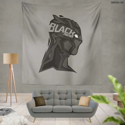 Marvel Avenger Black Panther Comic Wall Tapestry