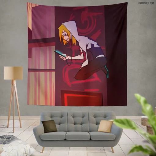 Marvel Beloved Gwen Stacy Iconic Chronicles Comic Wall Tapestry