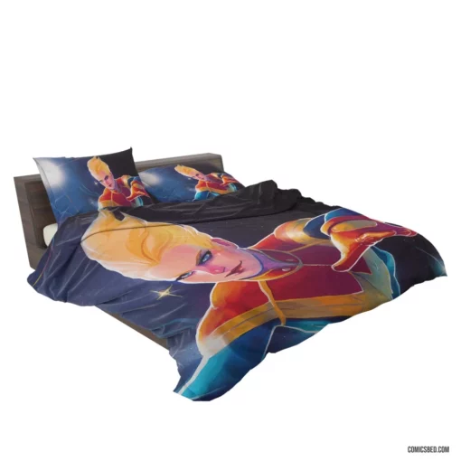 Marvel Captain Marvel Cosmic Chronicles Comic Bedding Set 2