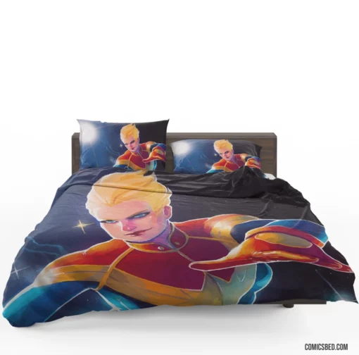 Marvel Captain Marvel Cosmic Chronicles Comic Bedding Set