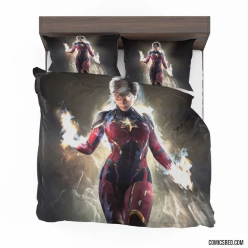 Marvel Captain Marvel Galactic Guardian Comic Bedding Set 1