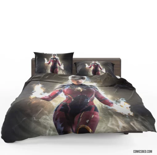 Marvel Captain Marvel Galactic Guardian Comic Bedding Set